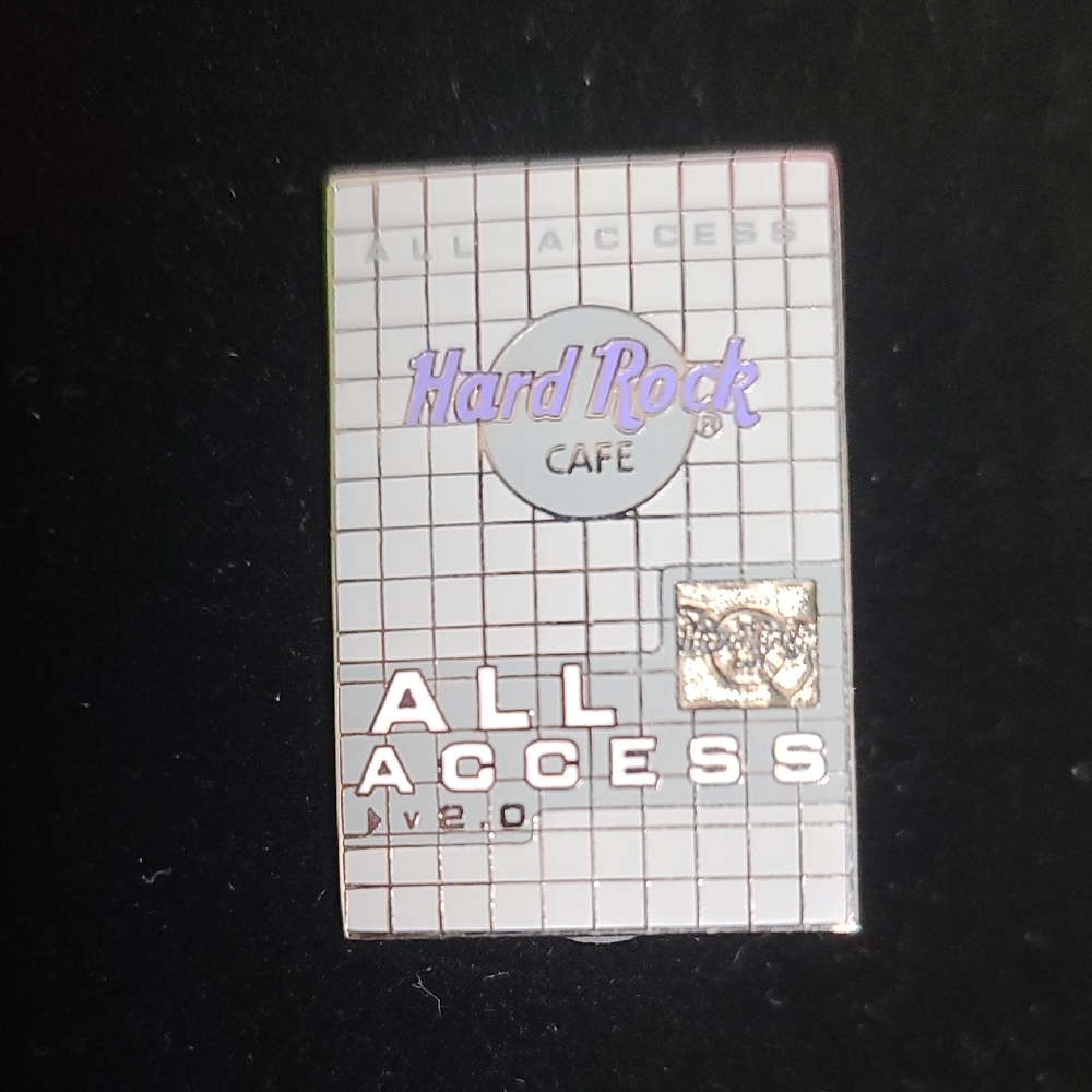 Vintage Hard Rock Cafe All Access Club Member Pin - Collector